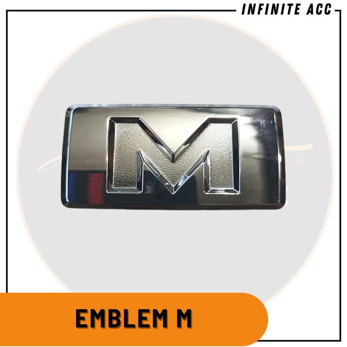 Emblem M Daihatsu Ayla Xenia Dll Aksesoris Mobil Modifikasi Universal Original