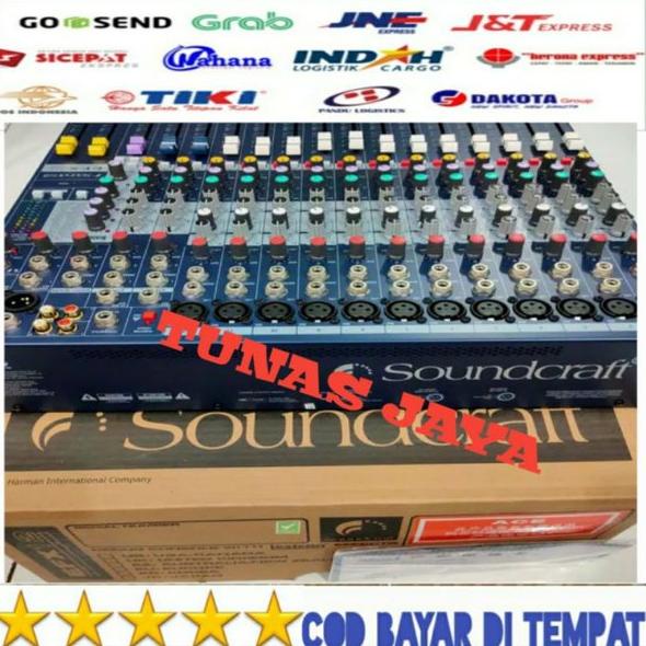 Mixer Soundcraft EFX 12 EFX12 dengan Digital effect processor 32 FX WITH LEXICON EFFECT