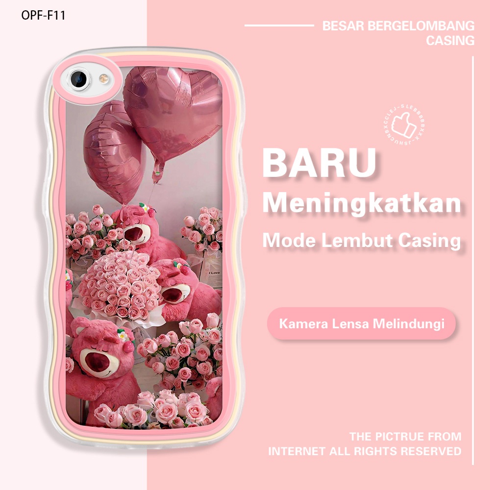 OPPO F11 F9 F7 F5 F3 F1S Youth Pro Plus Hp Casing Phone Case Softcase Untuk Rose Lotso Cassing Ponse