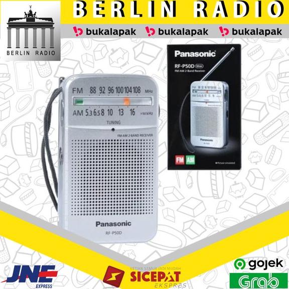 Radio Panasonic RF-P50 AM FM Radio Saku - Pocket Radio suara jernih