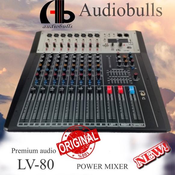 TERMURAH AUDIO power Mixer AB Audiobulls Lv80 PREMIUM QUALITY Original