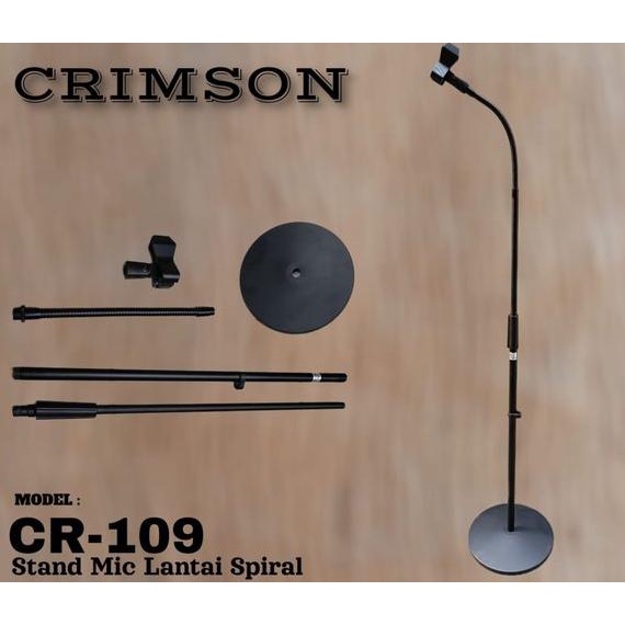 Stand Mic Lantai Crimson CR 109 dunia sound