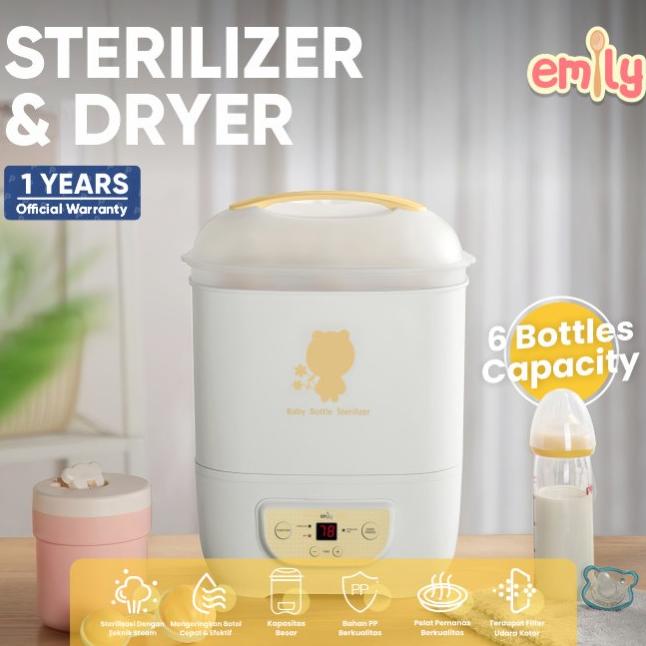 Emily Baby Bottle Sterilizer Dryer Steril Pengering Botol Susu