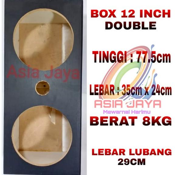 Box Speaker 12 Inch Double