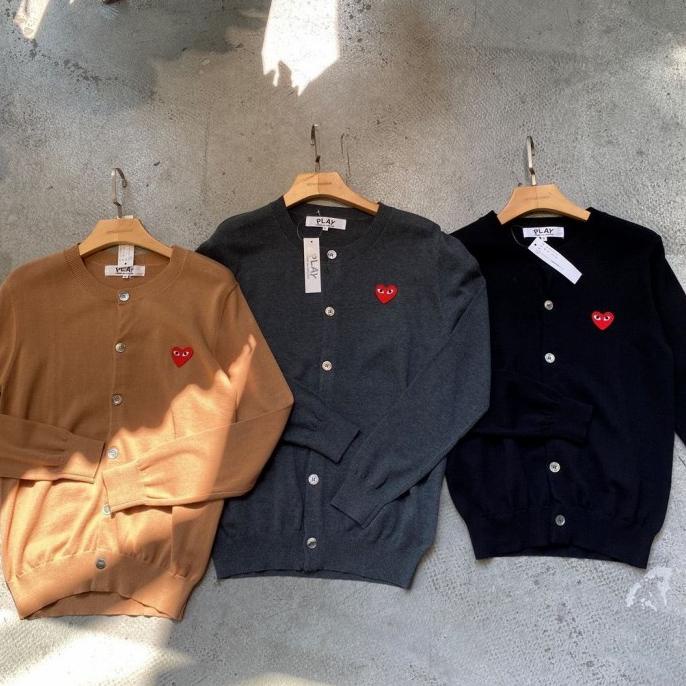 Comme de Garcons CDG PLAY love cardigan (outter) Original unisex