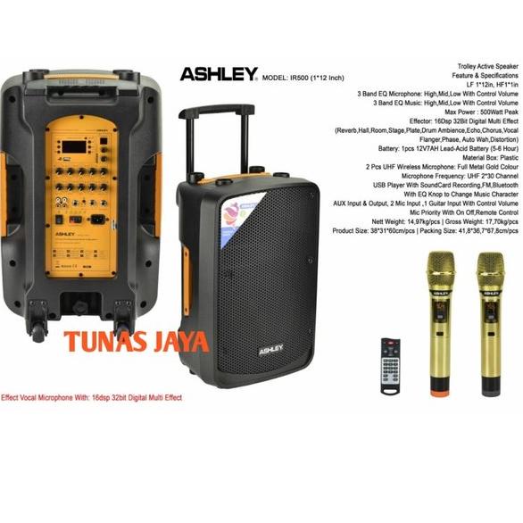 SPEAKER PORTABLE WIRELESS MEETING 12 INCH ASHLEY IR500 ASHLEY IR 500 ORIGINAL ASHLEY