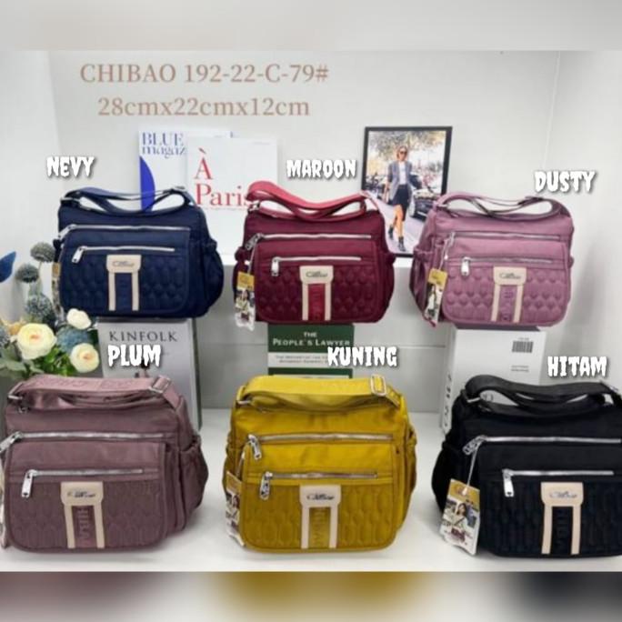 TAS. SELEMPANG ORI CHIBAO KANVAS BORDIR 6Sleting CB192