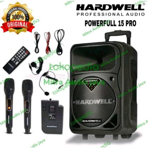 Portabel wireless Hardwell powerfull 15 pro powerfull 15pro original