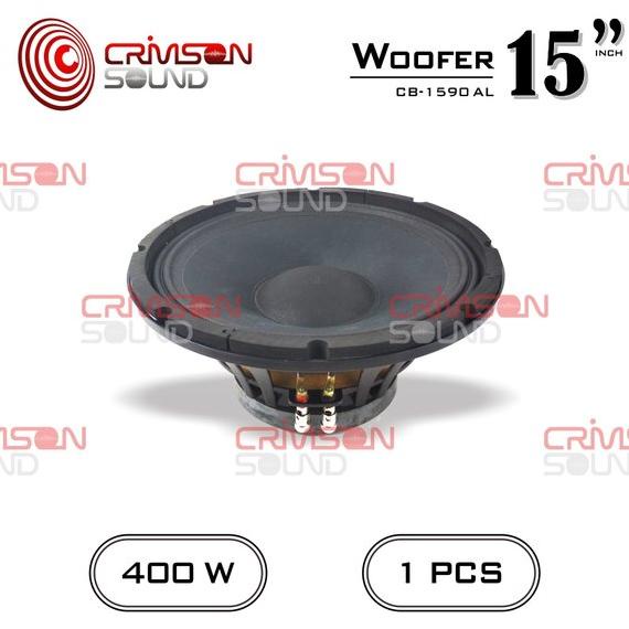 SPEAKER WOOFER 15 INCH COBRA BLACK MAGIC CB -1590 AL