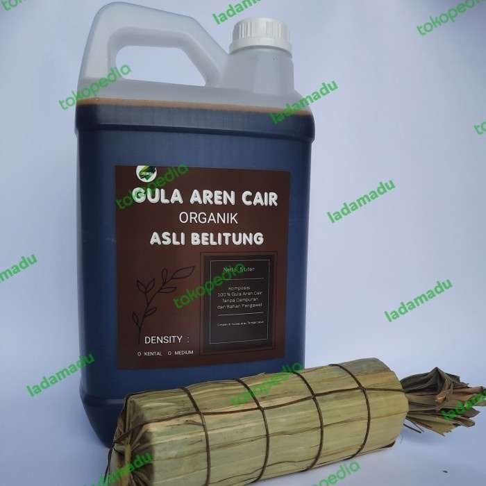 

Gula Aren Cair Organik Asli Belitung 5 Liter Jerigen