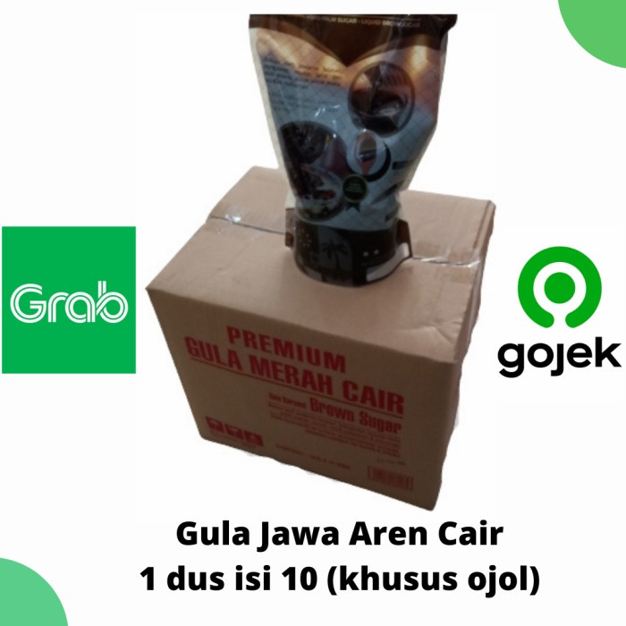 

Gula Jawa Aren 1 dus isi 10 ( khusus ojek)