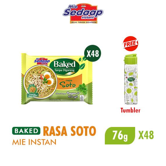 

Sedaap Baked Mie Instan Soto 76 Gr X 48 Pcs Free Tumbler - Best Store