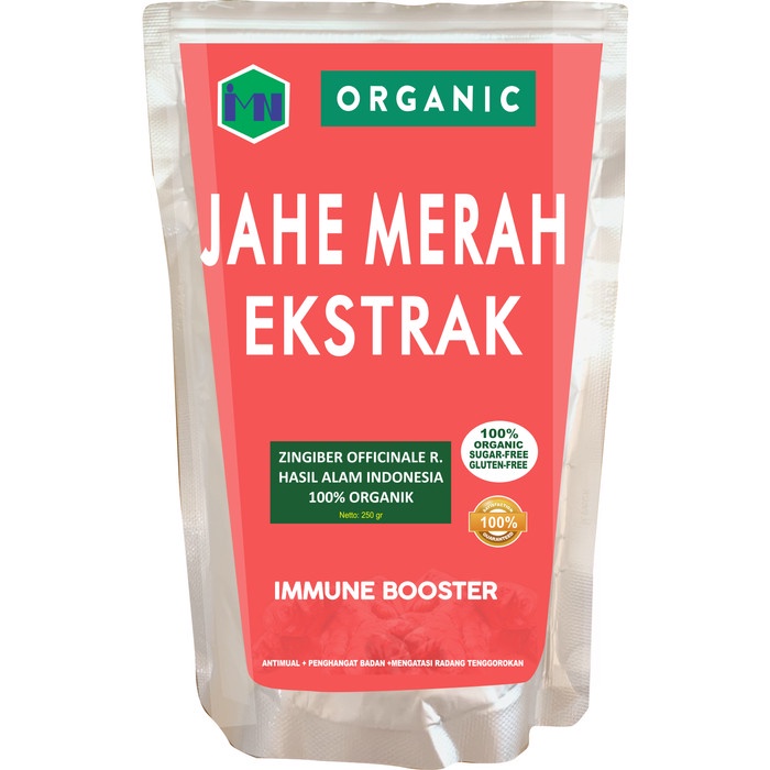 

Organic Ekstrak Jahe Merah