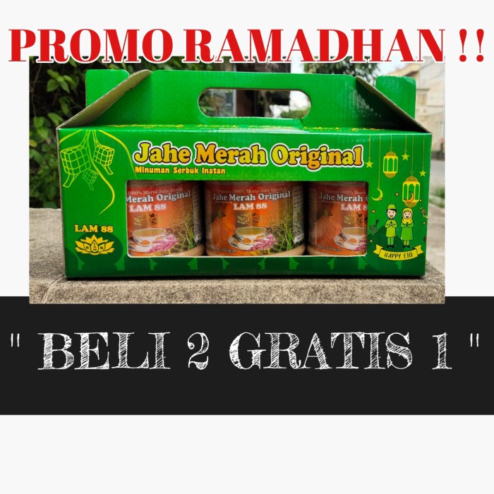 

minuman jahe merah original edisi parcel idul fitri