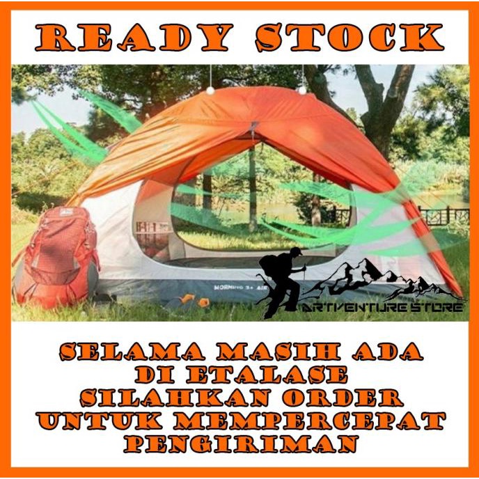 Tenda Mountain Inn Sport Morning 2+ air Ultralight TENDAKI 2-3 orang