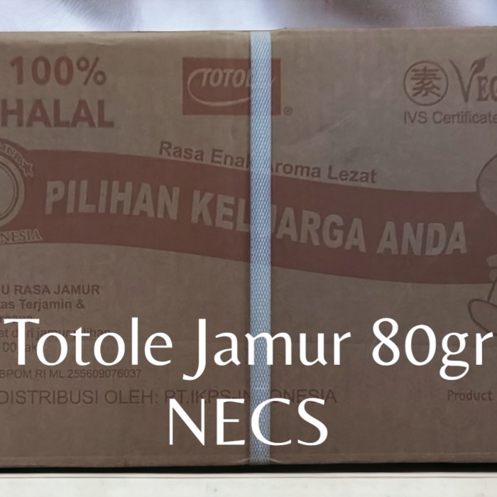 

totole kaldu jamur 80 gram 1 karton