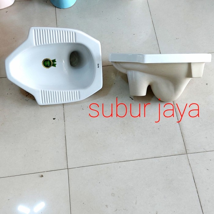 Kloset Jongkok Lantai 2 /atas Murah / Closet Jongkok Corong Duty Putih