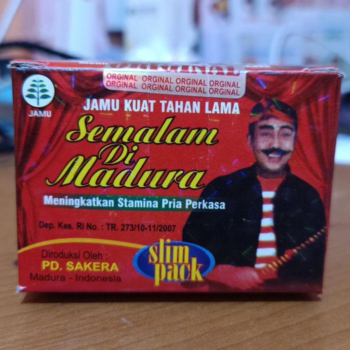 Terlaris Jamu Kuat Tahan Lama Semalam Di Madura Untuk Pria Perkasa Original SALE