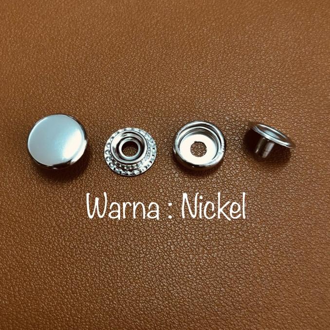 Kancing cetet besi 15mm / kancing cetet jaket 15mm / kancing 7050