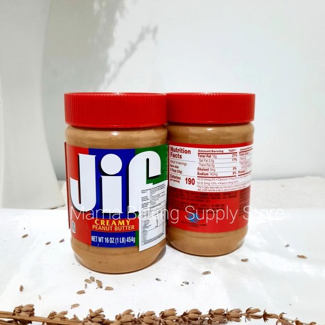 

JIF Creamy Cream SMOOTH Peanut Butter Selai Kacang Halus 454 gr