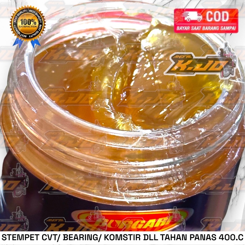Gemuk Serbaguna Grease/Stempet Burgari Lithium/Bearing Hi Temp 400 90gram Stempet CVT/ Bearing/ Koms