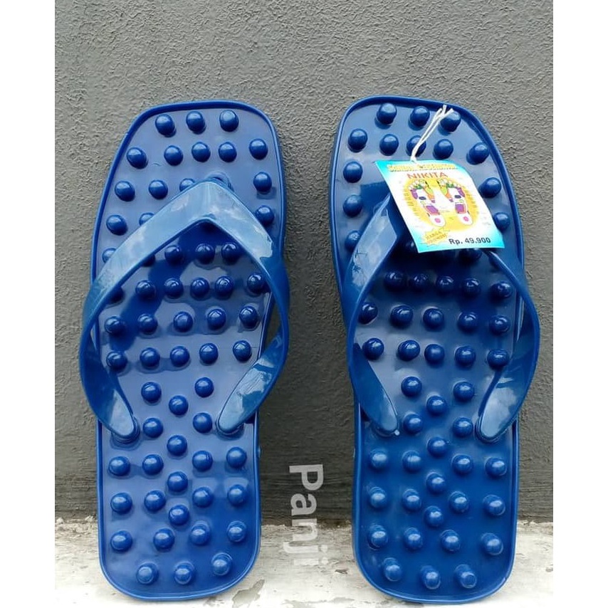 Model Baru Sandal terapi pijat akupuntur refleksi murah reflexi kaki sendal 9B0