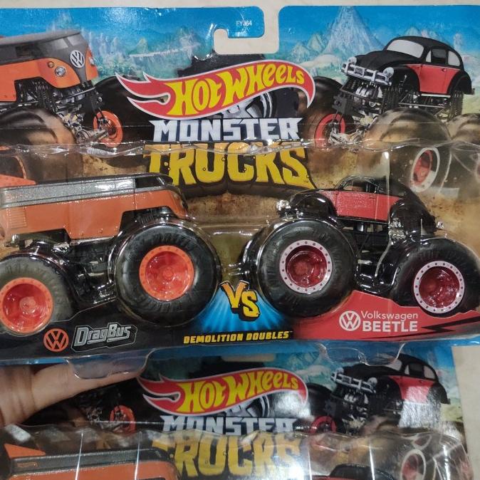 Hot Wheels Monster Truck VW beetle drag bus