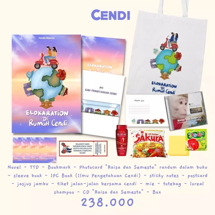 PROMO READY STOCK NOVEL ELOKARATION DI RUMAH CENDI PENULIS: FERELLA MAERIZA TERMURAH