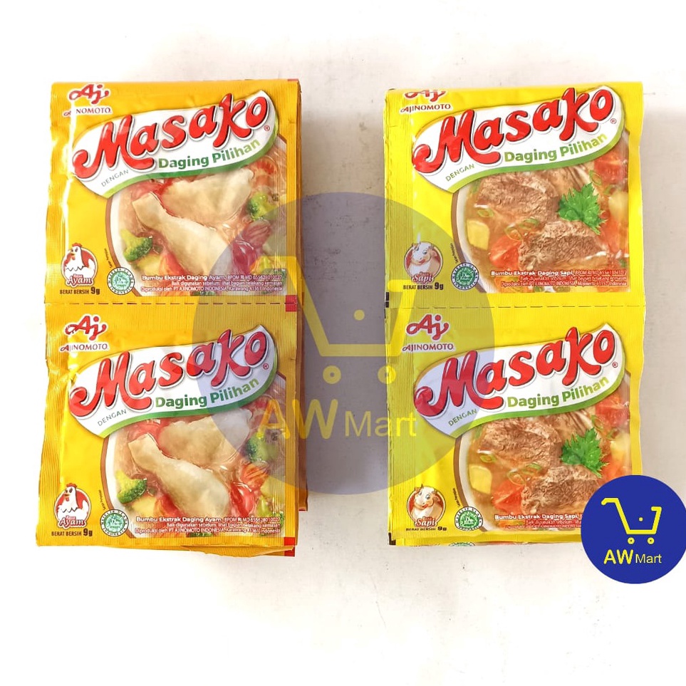 

Baru MASAKO RENCENG (12 SACHET X 9 GRAM) - AYAM & SAPI, KALDU GURIH