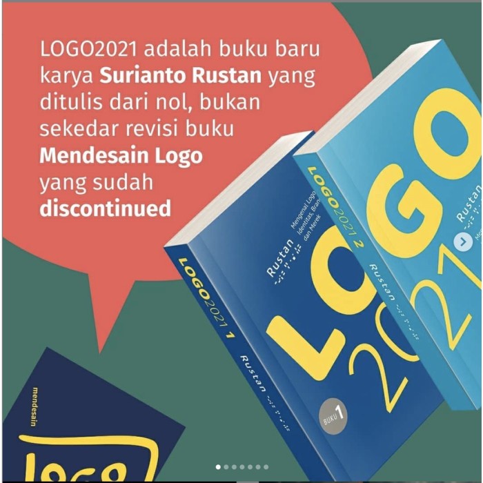 DISKON SPESIAL BUKU MENDESAIN LOGO SURIANTO RUSTAN EDISI 2021 ORIGINAL TERBARU