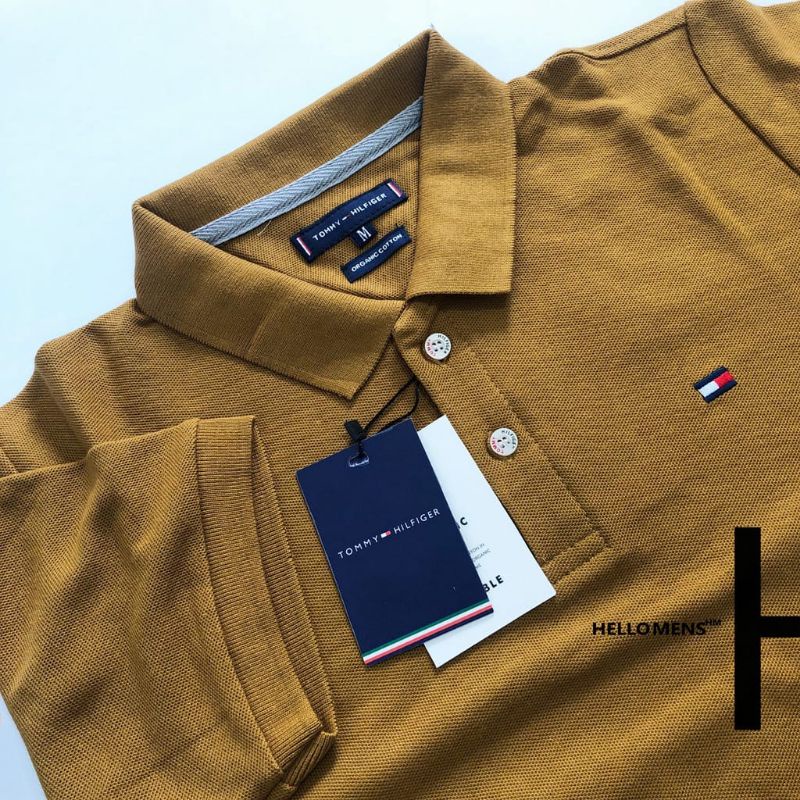 Kaos Kerah Pria Polo Shirt Laki Laki Bahan Adem Tommy