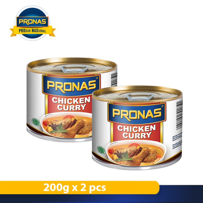 

PRONAS KARI AYAM 200 G DENGAN KEMASAN EOE BUNDLING 2 PCS