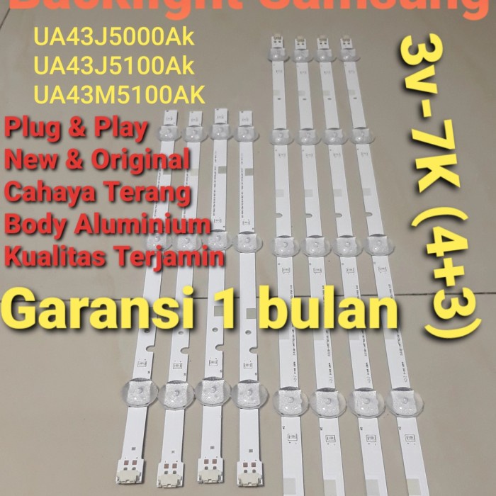 Backlight-Bl-Lampu Led Samsung Ua43J5000Ak-Ua43M5100Ak
