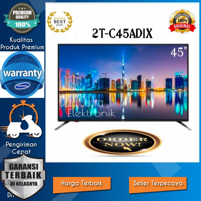 Led Tv Sharp 45 Inch 2T-C45Ad1X Digital Tv Full Hd Garansi Resmi 5Th