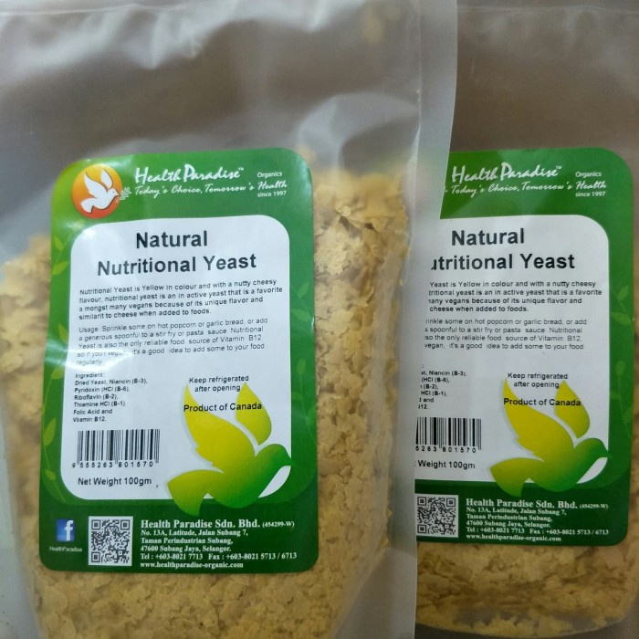 

NATURAL NUTRITIONAL YEAST 100 GR