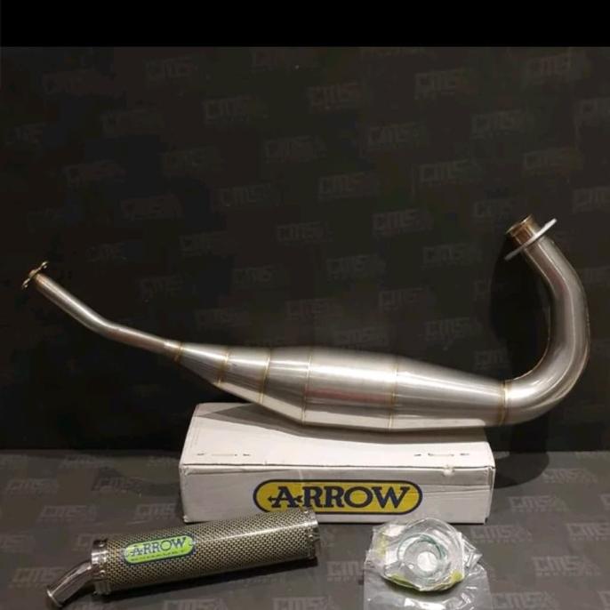 Buruan beli] Knalpot Arrow Full System 2T Ninja R Ninja RR Original Italy