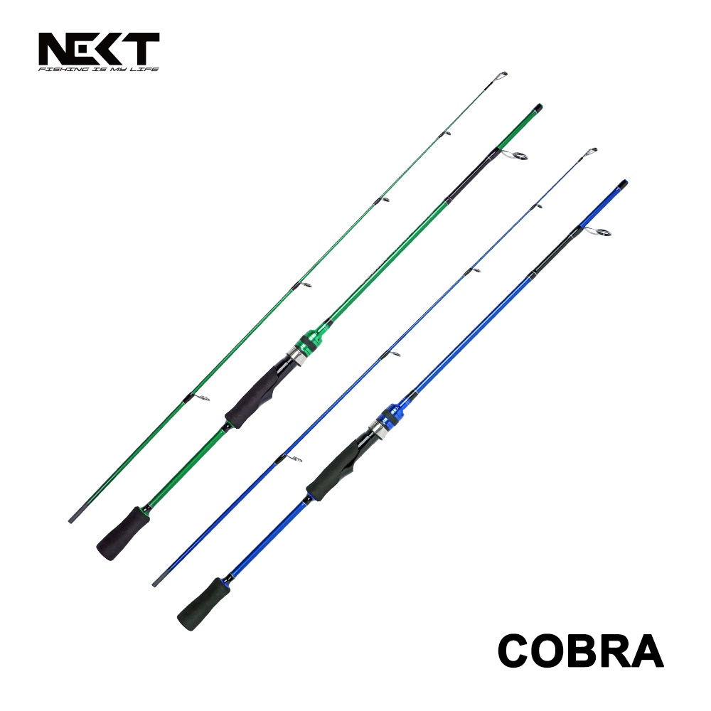 Joran Pancing Next Cobra Solid Carbon Medium - Sambung Dua