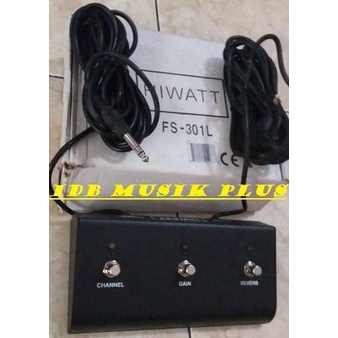 Footswitch Foot Switch 3 Channel Hiwatt Fs301 Fs 301 Original