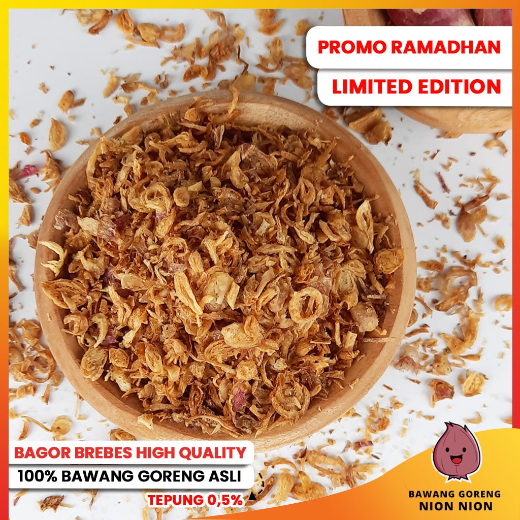 

Bawang Goreng Brebes Bawang Merah Goreng Kualitas 1 Kg Brambang Goreng Sumenep Gurih Dan Renyah