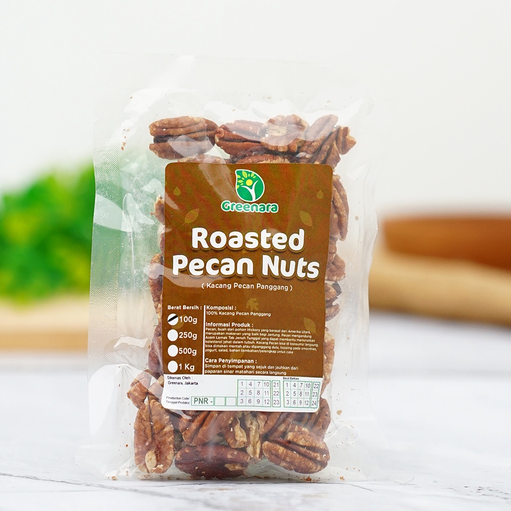 

Roasted Pecan Nuts 100Gr / Kacang Pecan Panggang 100 Gram