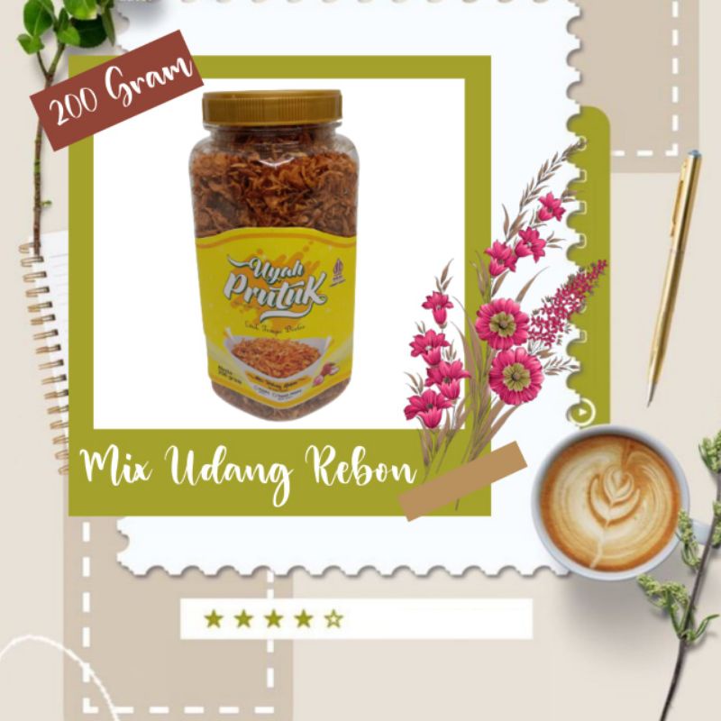 

Uyah prutuk K'rizka Varian rasa mix udang rebon 200 gram