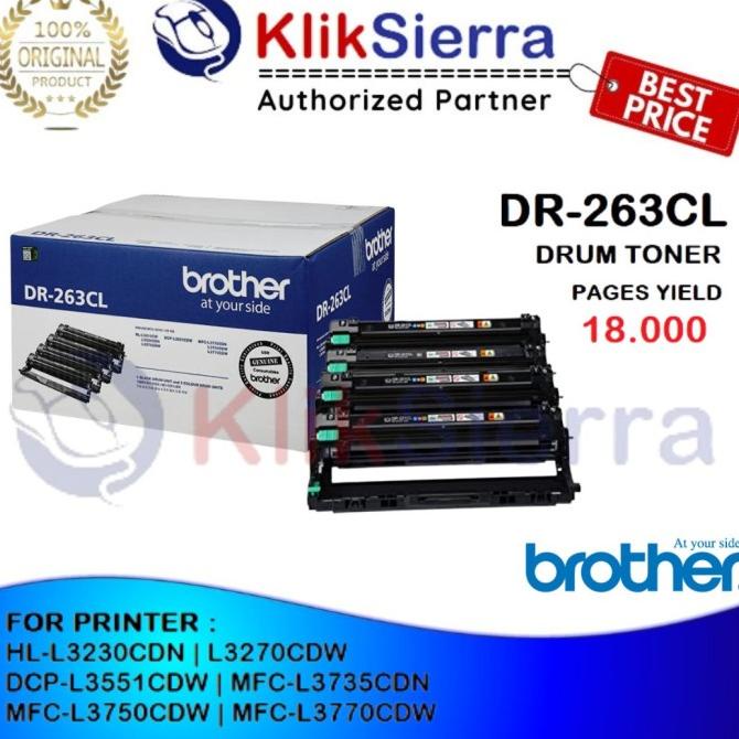 BROTHER Drum DR-263CL Original DR263CL DR263 For L3230 L3270 L3551CDW