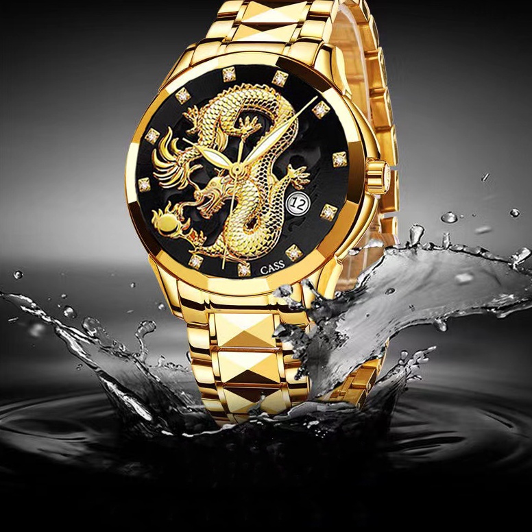 TERBARU JAM TANGAN PRIA ANTI AIR ORII JAM TANGAN PRIA DEWASA ANTI AIR RELIEF GOLDEN DRAGON JAM TANGA