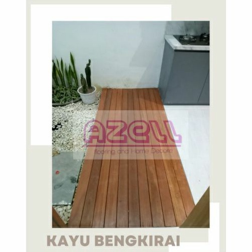 Ready stock Decking Kayu Solid Bengkirai /Kayu Bengkirai Batangan/ kayu outdoor/bengkirai Kalimantan