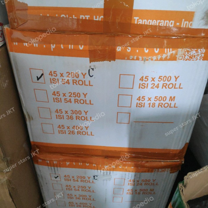 

LAKBAN COKLAT 200 YARD HOKI TAPE