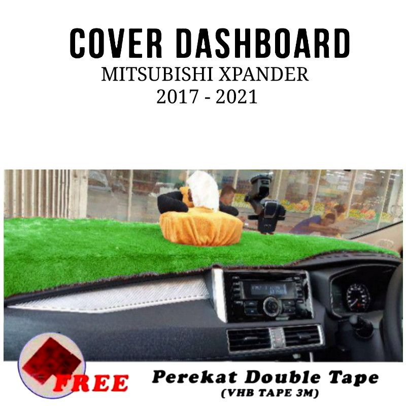Cover Dashboard Mobil Xpander 2017 - 2021 (Bulu Rasfur) Free Perekat