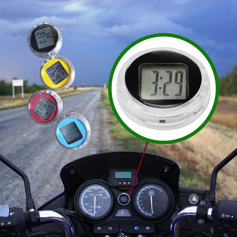 [☾X70] Jam Mini Digital Motor Jam Motor Jam Sepeda Motor Jam Spedometer Jam Spedo Jam Motor Digital 