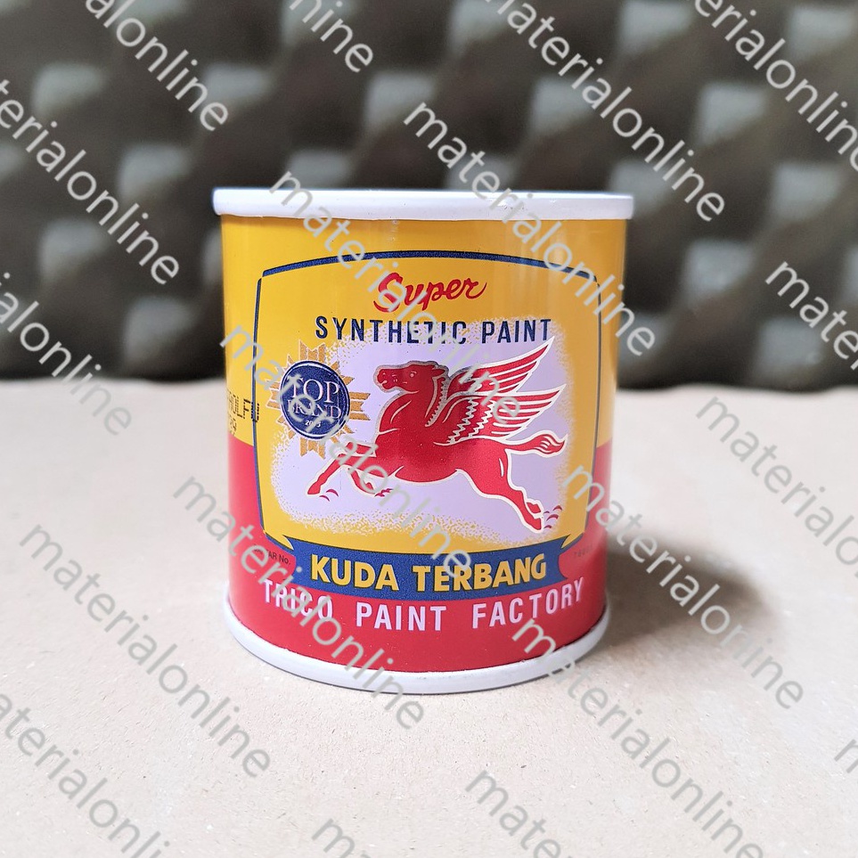 

Big Sale KUDA TERBANG Cat Minyak Kayu Dan Besi 100cc 100 cc Kaleng Kecil Warna