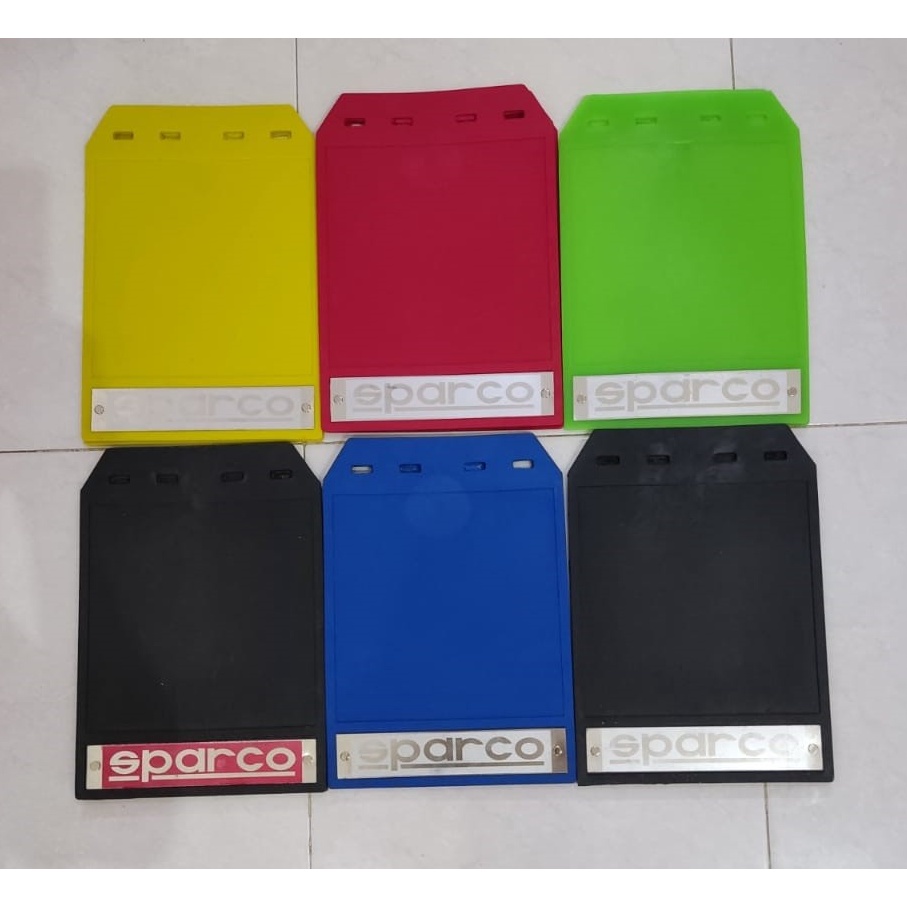 Terl4ku. Mud Guard Sparco / Karpet Lumpur / Karpet Roda / Kepet Lumpur Isi 2 PCS / karpet lumpur war