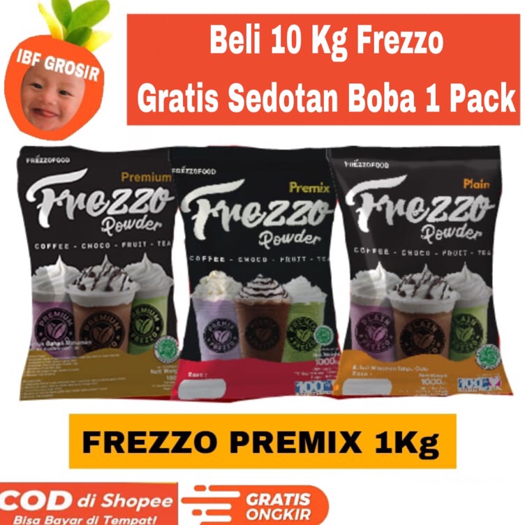 

➲➛☆ Frezzo Bubuk Minuman Milo Cokelat Taro Cappucino redvelvet Dark Choco Mangga Strawberry 1 Kg Powder Drink Big Sale